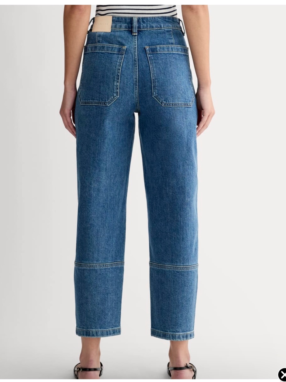 Everlane THE UTILITY BARREL JEAN, New Blue - Size 27 - Picture 5 of 10